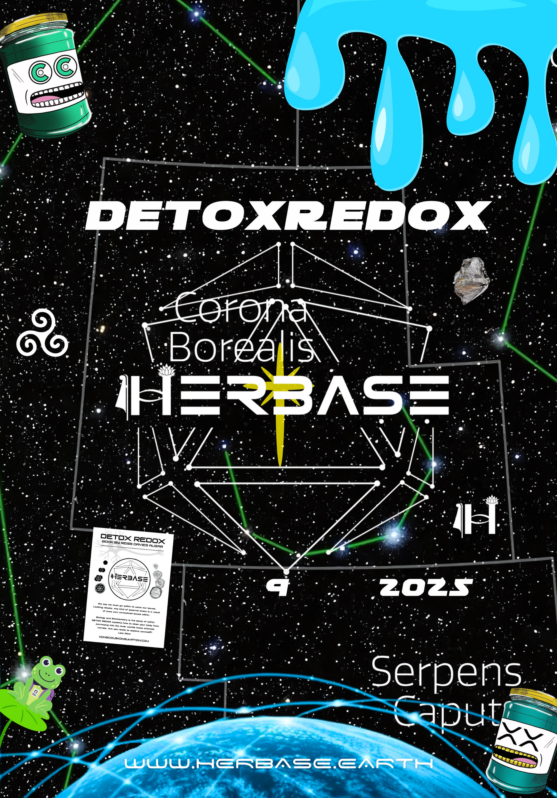 Herbase Detox Redox Book – complete guide to cellular and whole-body detox main cover image