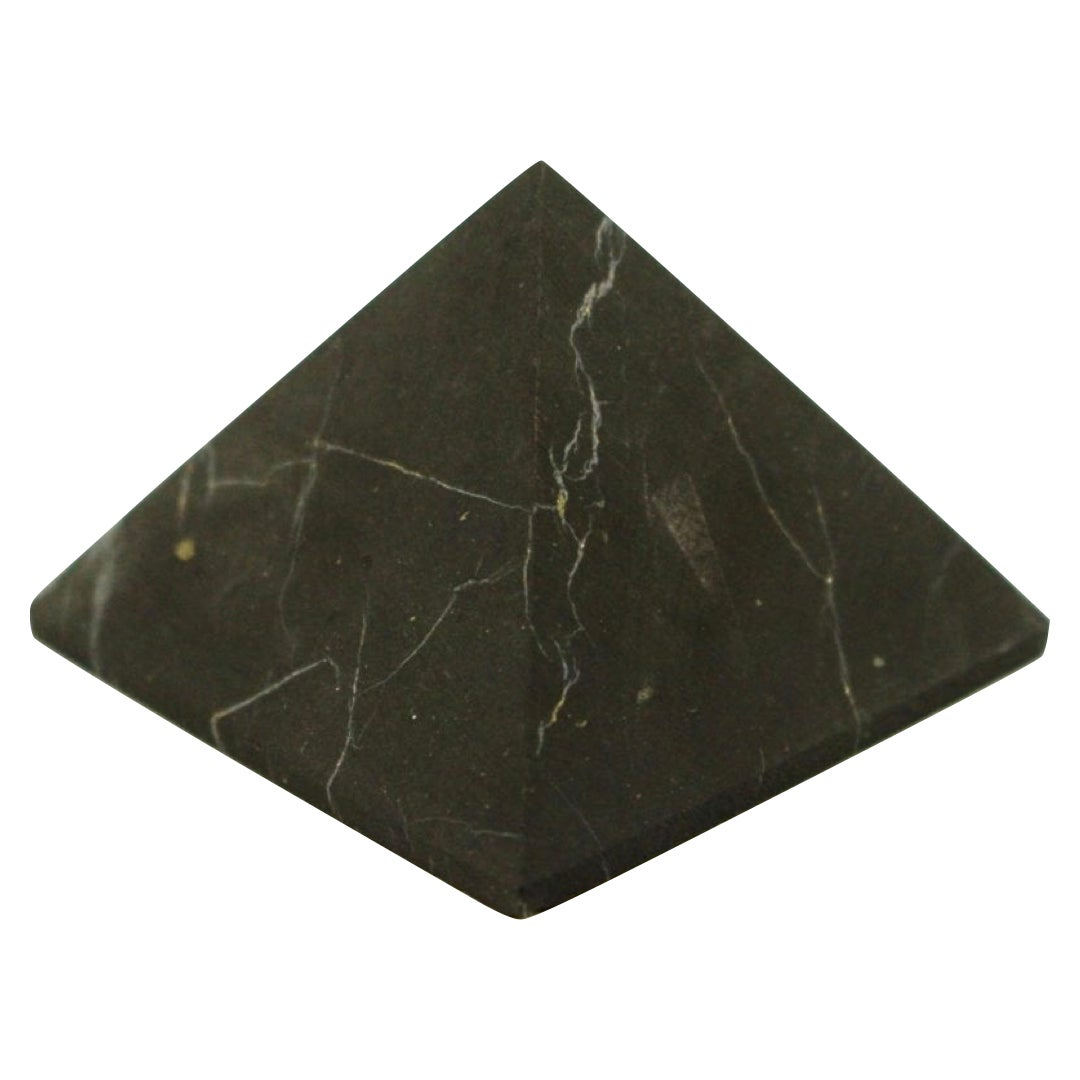 Herbase Shungite Pyramid – EMF Protection and Antioxidant Pyramid main product image showing pyramid shape and design
