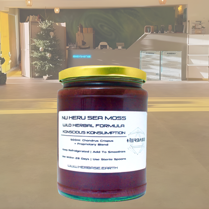 Nu Heru Sea Moss cardiovascular formula – heart, circulation, and mineral-rich support