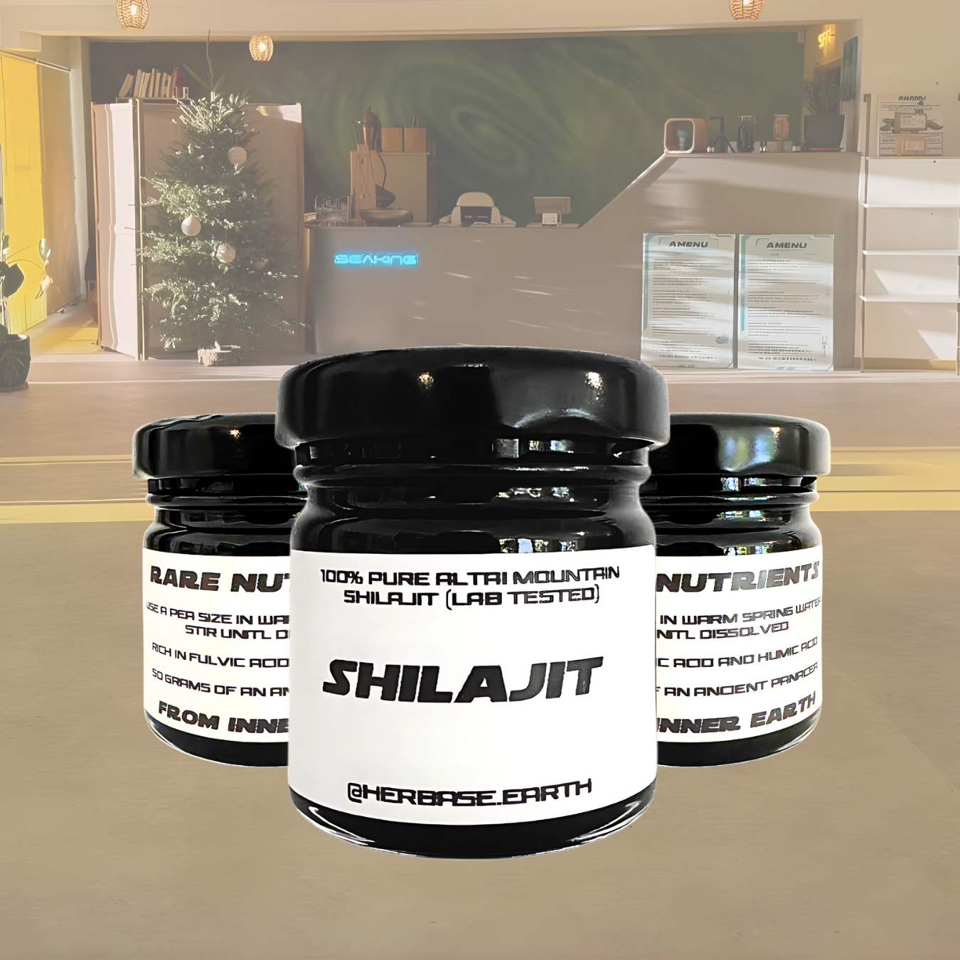 Shilajit Resin – premium Altai mineral complex for energy, vitality, and cellular nourishment